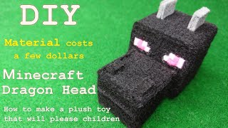 [DIY] Dragon Head - Minecraft Karakter Kafası Mıknatısı nasıl yapılır-