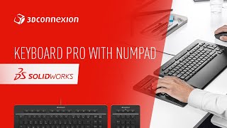 3Dconnexion Keyboard Pro with Numpad 3DX-700090 B&H Photo Video
