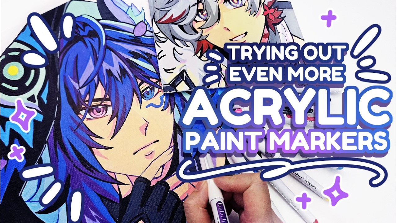 Let's Test out OHUHU Acrylic Markers!✨