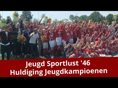 Huldiging Jeugdkampioenen Sportlust '46