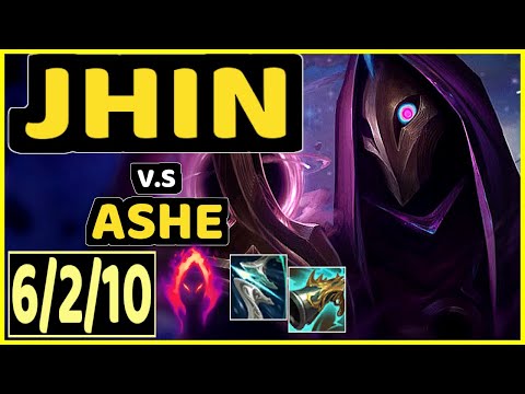 CUZZ (JHIN) vs ASHE - 6/2/10 KDA BOTTOM ADC GAMEPLAY - KR Ranked DIAMOND