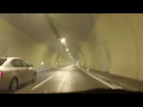 Prejazd tunelom Ovčiarsko - prvý deň prevádzky (29.1.2021)