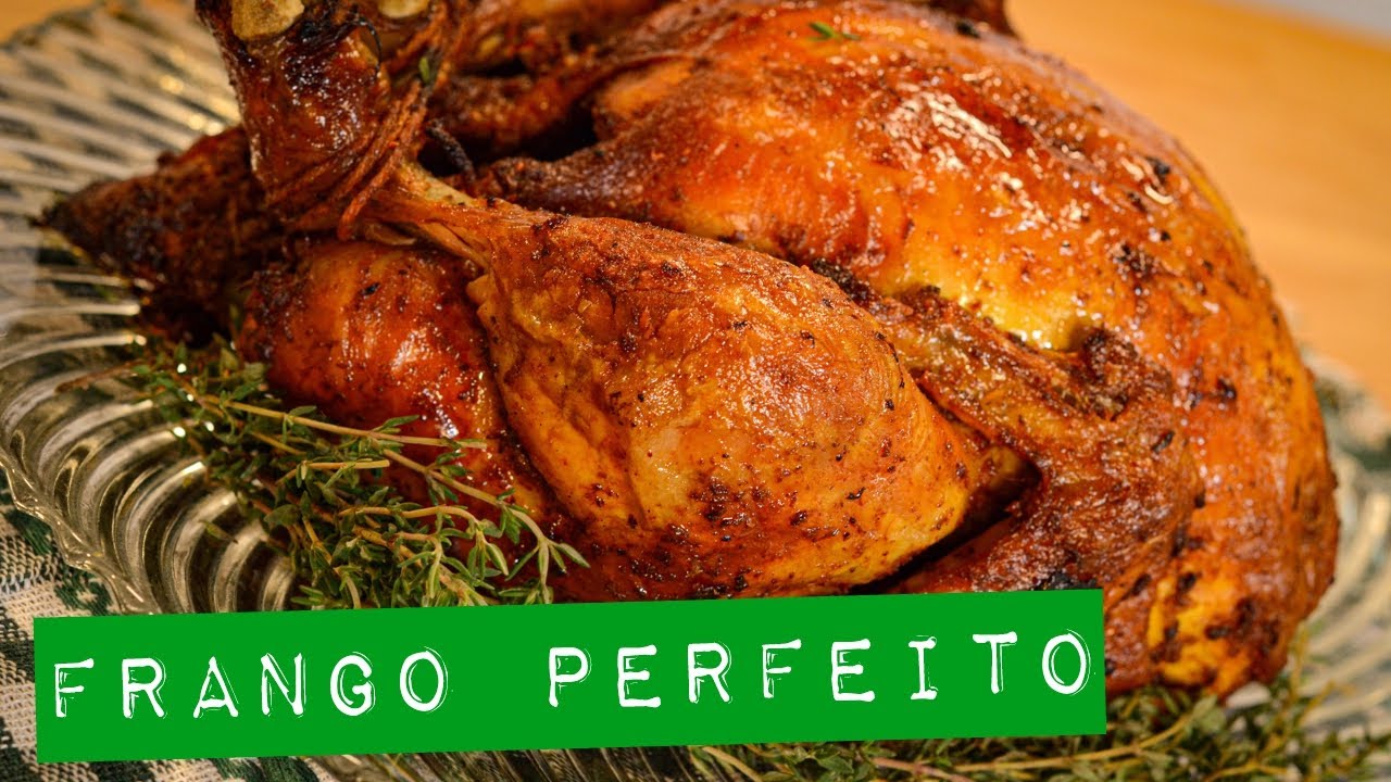 FRANGO ASSADO DOURADINHO SUPER SUCULENTO | RECEITA SIMPLES E FÁCIL | Raquel Novais