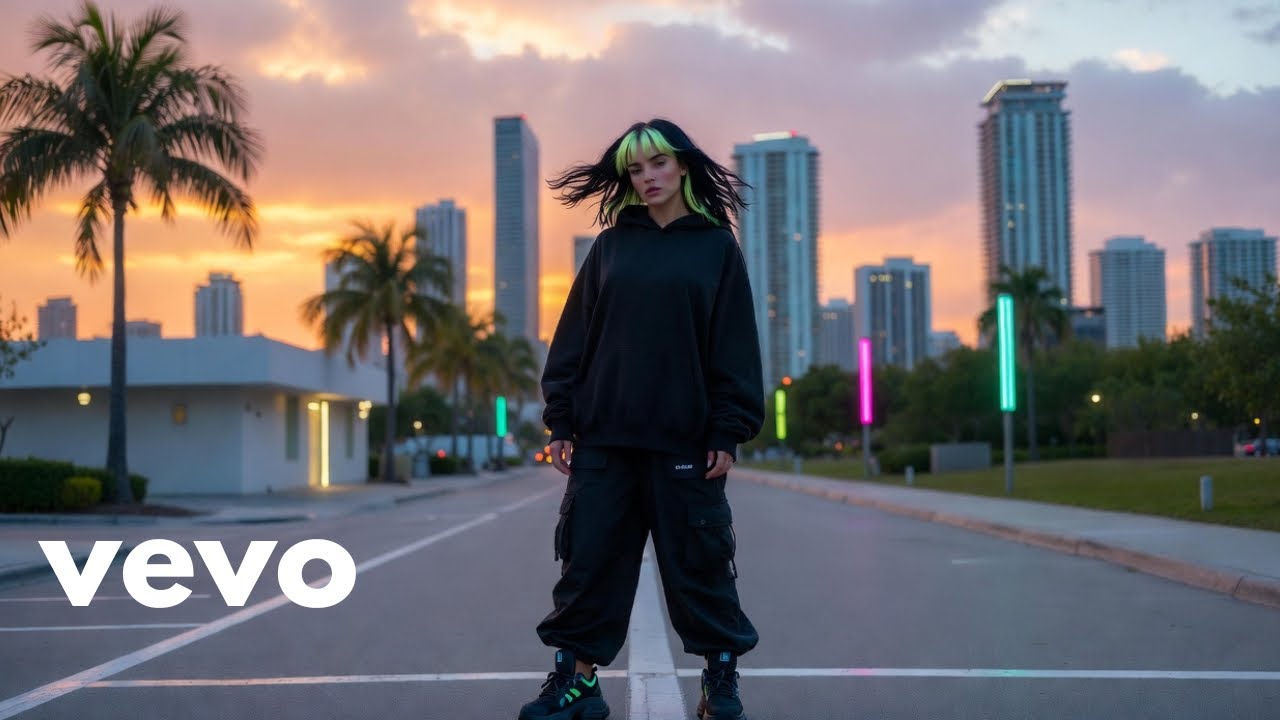 Neon Shadow - Billie Eilish (  Official Music Video 2026 ) 