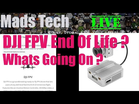 DJI Digital FPV System End Of Production ,Obsolete ?  -  What Is Going On