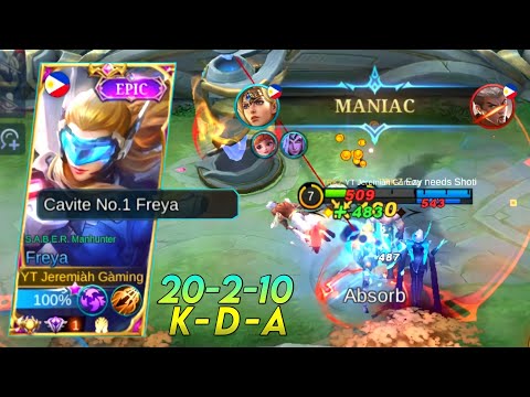 THIS IS WHY FREYA ALWAYS META FOR ME❤️ | BROKEN BUILD | FREYA BEST BUILD 2022 | PLEASE TRY | MLBB✓