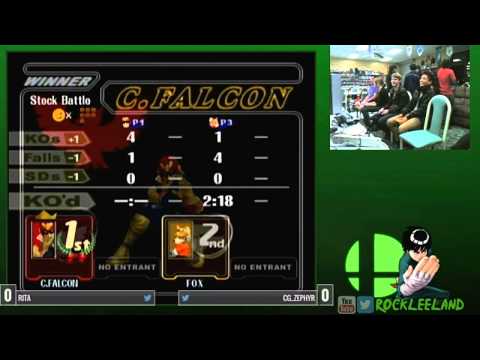 SDGC 6- RITA (Captain Falcon) vs. CG_Zephyr (Fox) - SSBM Singles Bracket - Smash Melee
