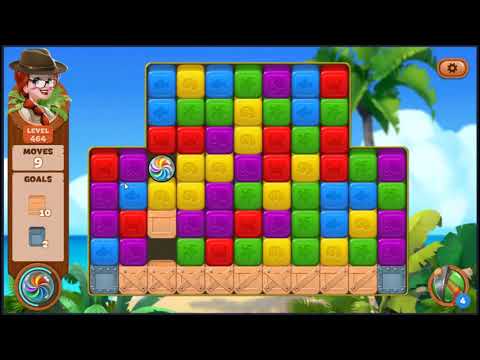 Lost Island Blast Adventure Level 464 - NO BOOSTERS 🏝️ | SKILLGAMING ✔️