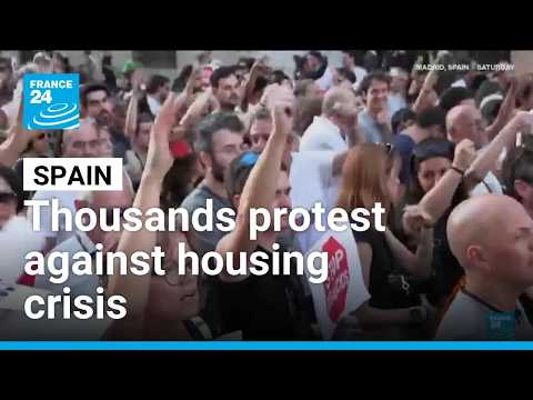 Housing crisis fuels Madrid protest