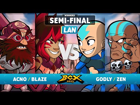Blaze & Acno vs Zen & Godly - Winners Semi Final - Brawlhalla World Championship 2023 - LAN 2v2