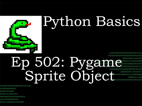 Python Basics Pygame Sprite Object