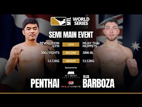 FULL FIGHT | MTL4 Semi-Main Event - Ellis Barboza VS Penthai