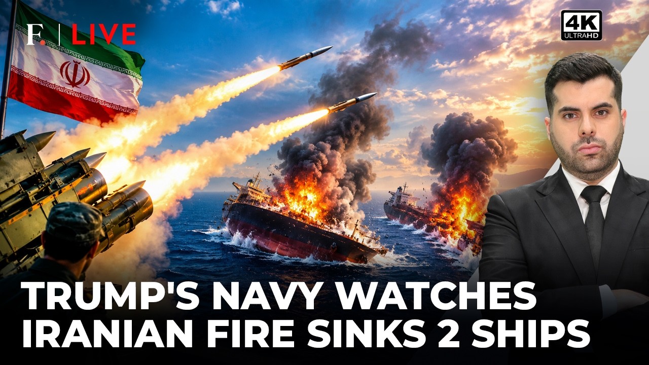Trump's Hormuz Plans Destroyed in Seconds by Iran? Two Ships Sink; One Killed | Firstpost Live | 4K
