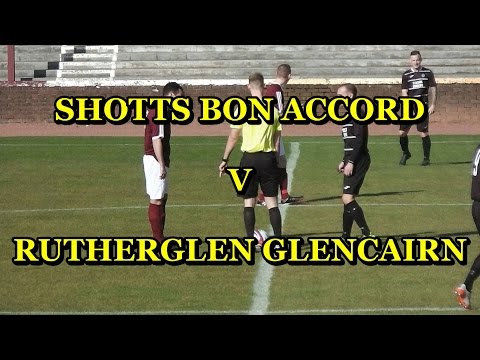 Shotts Bon Accord v Rutherglen Glencairn 8th October 2016
