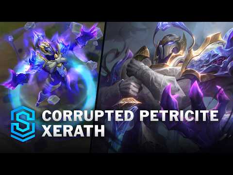 Corrupted Petricite Xerath Skin Spotlight - Pre-Release - PBE Preview - League of Legends