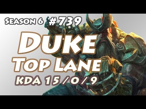 SKT T1 Duke - Gangplank vs Gnar - Jin Air SoHwan, KR LOL Challenger 1058LP