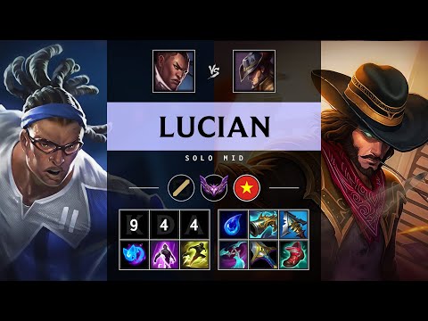 Lucian Mid vs Twisted Fate - VN Master Patch 25.17