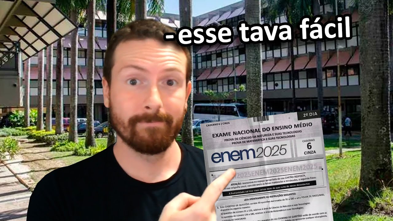 Fui muito bem no ENEM 2025...
