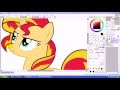 drawing sunset shimmer on your pony version 