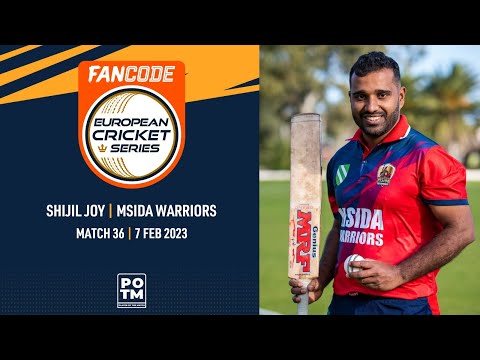 POTM: S.Joy - GOZ vs MSW | Highlights | FanCode ECS Malta | Malta 2023 | ECS23.036