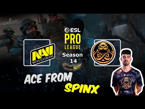 ACE from Spinx on Nuke, NAVI vs ENCE, ESL Pro League Season 14