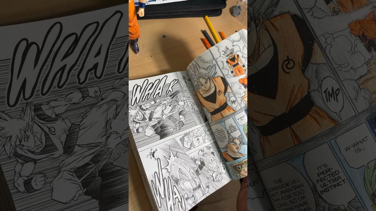 Coloring dragon ball super manga vol 17 #manga