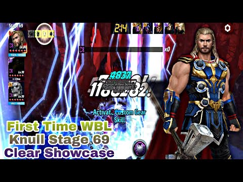 First Time WBL Knull Stage 69 Clear Showcase - Marvel Future Fight