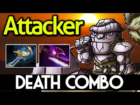 Attacker [Tiny] Death Combo with Silver Edge + Echo Sabre 8k MMR EU Gameplay DOTA2