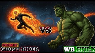 Cosmic Ghost Rider vs Worldbreaker Hulk – The Ultimate Battle of Judgment and Rage