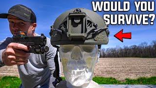 Would You SURVIVE a Gunshot To Your Combat Helmet?! (vs Human Head)