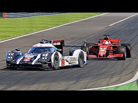 Ferrari F1 2018 vs Porsche 919 Hybrid Le Mans