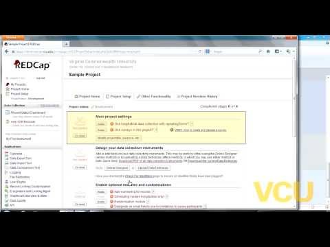 REDCap Creating Surveys