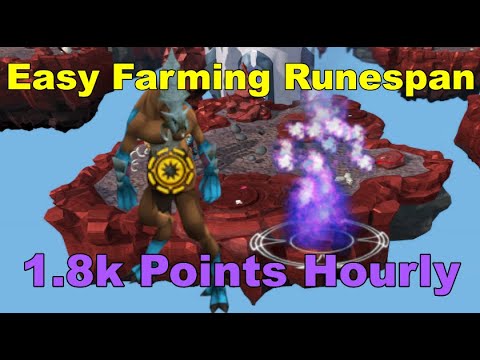 Farming Runespan Points Guide + 1.8k Points Hourly + 55k XP (Technically 83,478 XP/HR)