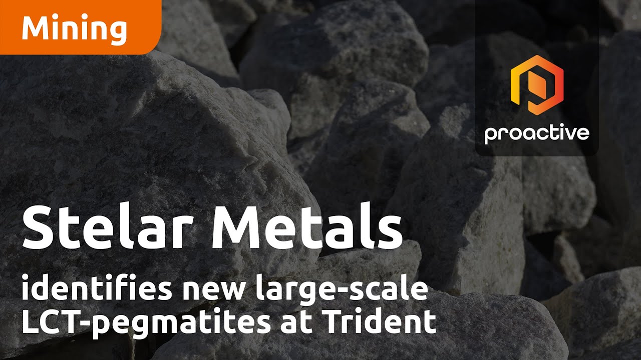 Stelar Metals identifies new large-scale LCT-pegmatites at Trident