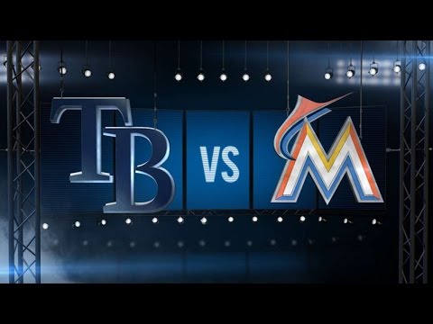 5/23/16: Marlins score two in the 8th to down Rays
