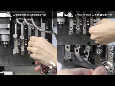 ModuMini Turn   New modular head turning toolholder system for swiss machines