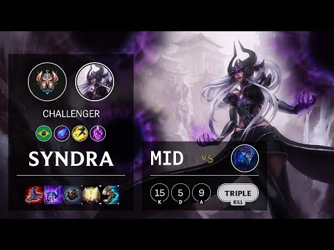 Syndra Mid vs Aurelion Sol - BR Challenger Patch 10.8