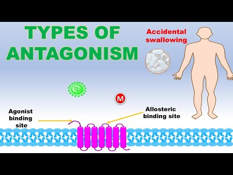 Types of Antagonism | Physical Antagonism | Functional Antagonism | Allosteric Antagonism |