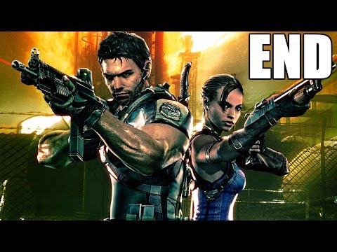 Resident Evil 5 Remastered ENDING Gameplay Walkthrough Part 8-Final Boss [Chapter 6-3] (XBOX ONE)