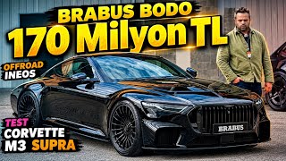 170 MİLYON TL'LİK BRABUS BODO! Corvette, M3 ve Supra Pist Testi