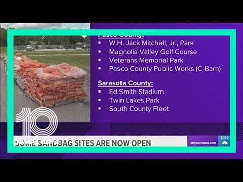 Sandbag available in preparation for Tropical Depression Nine