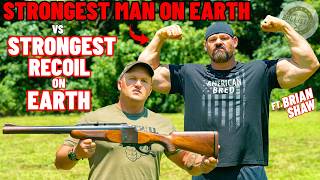 Download lagu The Strongest Man On Earth vs The Strongest Recoil On Earth !!! (ft. Brian Shaw) mp3