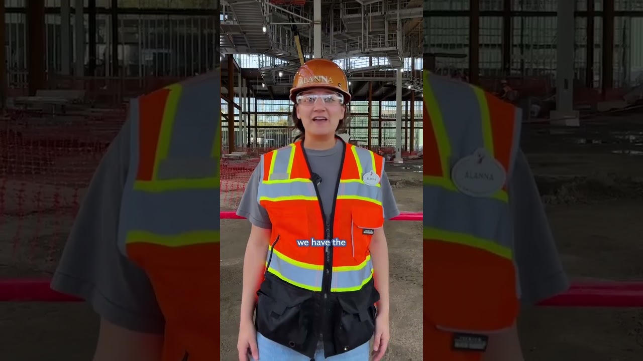 Alanna showing us the power of structural engineering 🏗️ for #EngineersWeek!