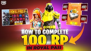 HOW TO COMPLETE 100 RP IN ROYAL PASS | A1 ROYAL PASS PUBG MOBILE | WHAT IS RP ACTIVITY PACK