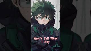 Cause two can a keep a secret.. if one.. of them is.. dead.. 🧡💚 #Bkdk #bakudeku #capcut #capcutmha