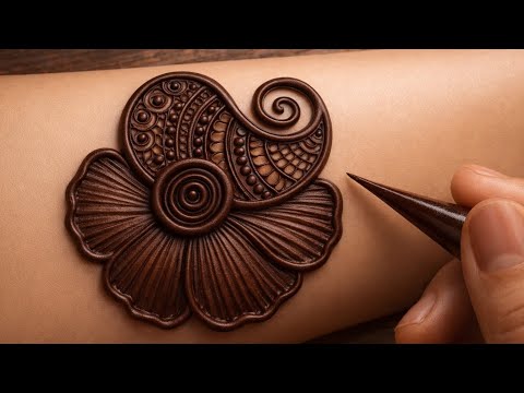 Easy Bel Mehndi Design||New Mehndi Design Simple Arabic||Front Hand Mehndi Design