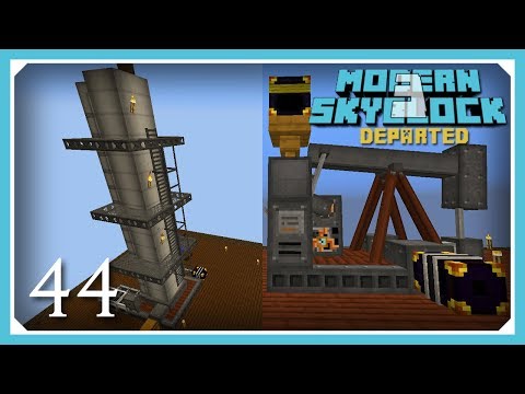 Modern Skyblock 3 Departed | Pumpkack & Distillation Tower! | E44 (Modern Skyblock 3 Gated)