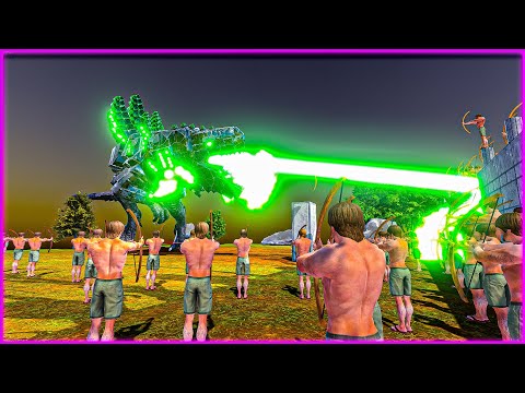 MEGA T-REX vs ARCHER - Animal Revolt Battle Simulator