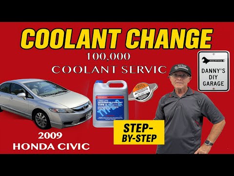 How to Replace the Radiator Coolant on a 2009 Honda Civic (8th Gen) | Step-by-Step DIY