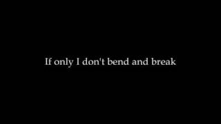 keane bend and break song and lyric
